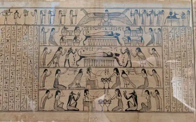 Resurrection of Osiris, Ritual of Isis, Nephthys, and Anubi
